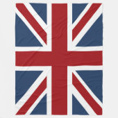 Classic Union Jack Flag Fleece Deken (Voorkant)