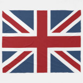 Classic Union Jack Flag Fleece Deken (Voorkant (Horizontaal))