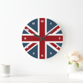 Classic Union Jack Flag Grote Klok (Huis)