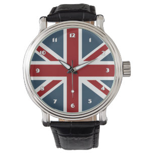 Classic Union Jack Flag Horloge