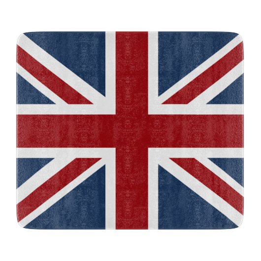 Classic Union Jack Flag Snijplank (Voorkant)