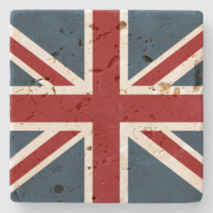 Classic Union Jack Flag Stenen Onderzetter