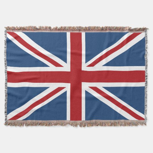 Classic Union Jack UK Flag Deken (Voorkant)