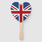 Classic Union Jack UK Flag Handwaaier (Achterkant)