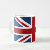 Classic Union Jack UK Flag Koffiemok (Voorkant links)