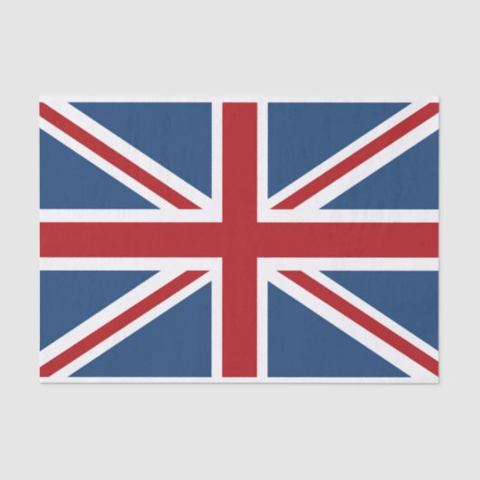 Classic Union Jack UK Flag Tissuepapier (Voorkant)