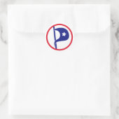 Classic US Pirate Party Sticker (Tas)