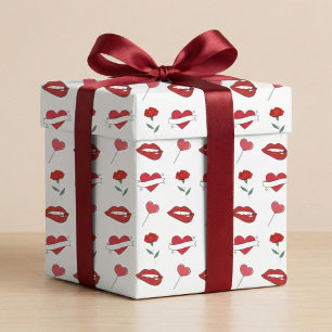 Classic Valentijnsdag Wrapping Paper Cadeaupapier