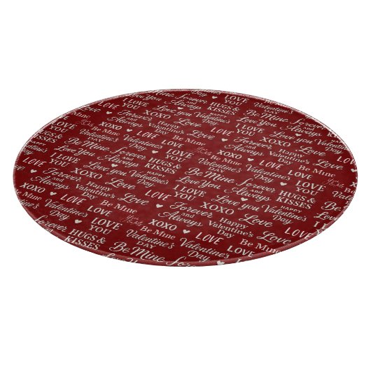 Classic, Valentine's Day phrases in pattern Snijplank (Hoek)