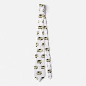 Classic van cartoon illustratie stropdas (Voorkant)