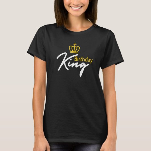 Classic Verjaardag Koning Dag Kroonfeest Kind Jong T-shirt (Voorkant)