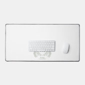 Classic Vert Sage Vert Floral Crest Monogramme (Clavier et souris)