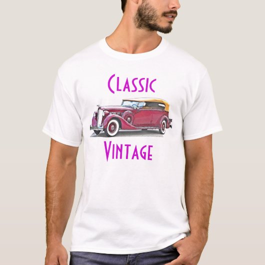 Classic Vinatage Packard T-shirt (Voorkant)