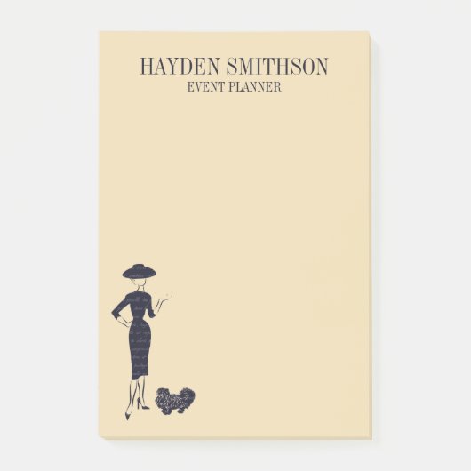 Classic Vintage 50's Fashion Post-It Notes (Devant)