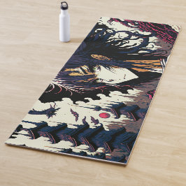 Classic Vintage Anime Girl - 90's Manga Yogamat