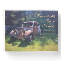Classic Vintage Car Bois Box Signal "Classic"