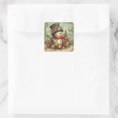 Classic Vintage Kerst Stickers (Tas)
