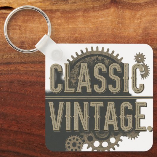 Classic Vintage Sleutelhanger (Voorkant)