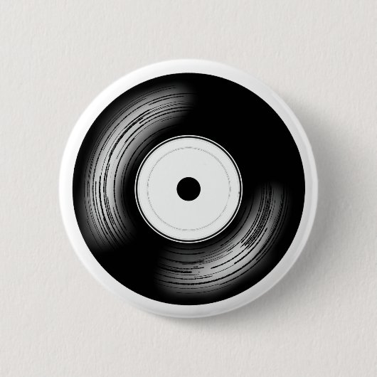 Classic Vinyl Disc Ronde Button 5,7 Cm (Voorkant)