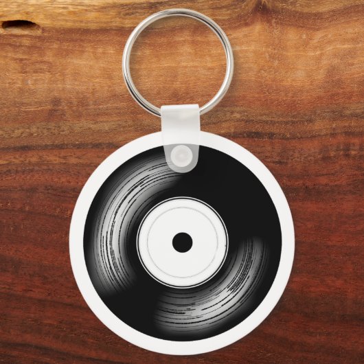 Classic Vinyl Disc Sleutelhanger (Voorkant)