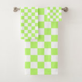 Classic visual lime checkerboard  (En situation)