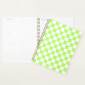 Classic visual lime checkerboard  planner (Display)