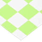 Classic visual lime checkerboard  tafelkleed (Gekanteld)