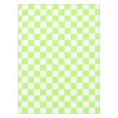 Classic visual lime checkerboard  tafelkleed (Voorkant)