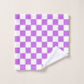 Classic visual magenta checkerboard  (Gant de toilette)
