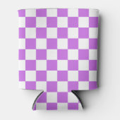 Classic visual magenta checkerboard  blikjeskoeler (Voorkant)