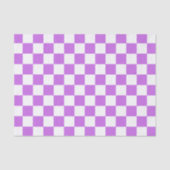 Classic visual magenta checkerboard  tissuepapier (Voorkant)