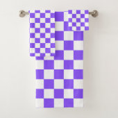 Classic visual purple checkerboard  (En situation)