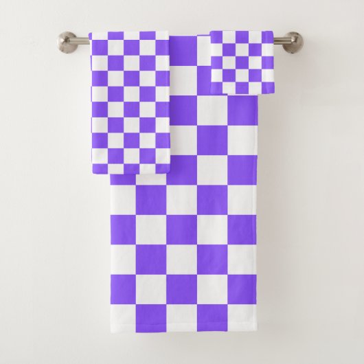 Classic visual purple checkerboard  (En situation)