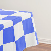 Classic visual sapphire checkerboard  tafelkleed (Voorbeeld)