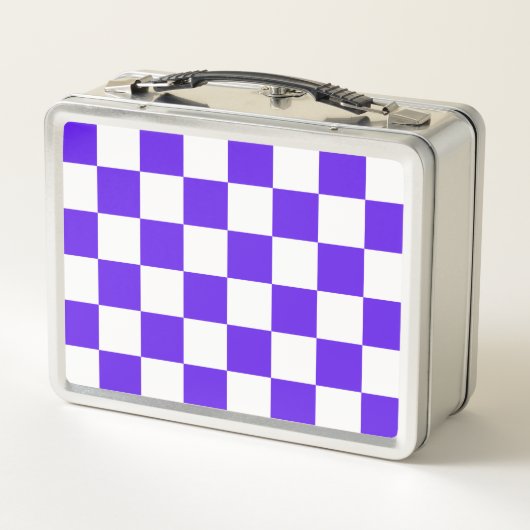 Classic visual violet checkerboard  (Achterkant)
