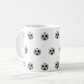 Classic Voetbal Pattern Mok (Voorkant links)