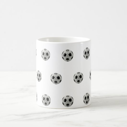 Classic Voetbal Pattern Mok (Center)