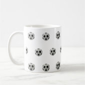 Classic Voetbal Pattern Mok (Links)