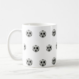 Classic Voetbal Pattern Mok