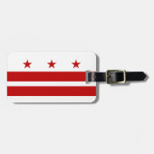 Classic Washington D.C. Flag Bagagelabel (Voorkant horizontaal)