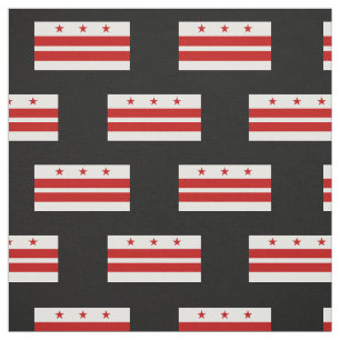 Classic Washington D.C. Flag Stof