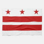 Classic Washington D.C. Flag Theedoek (Horizontaal)