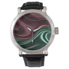 Classic watch in stylish abstract graphic horloge
