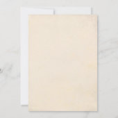 Classic  waterverf Flower vrijgezellenfeest Kaart (Achterkant)