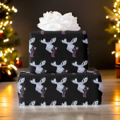 Classic Waterverf Moose Christmas Cadeaupapier