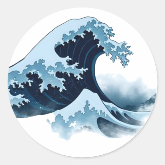 Classic Wave sticker (Voorkant)