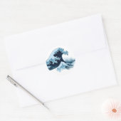 Classic Wave sticker (Envelop)