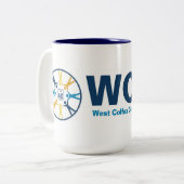 Classic WCCA Coffee Mug Tweekleurige Koffiemok (Voorkant links)