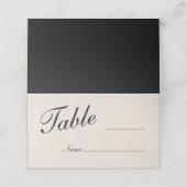 Classic Wedding Blank Place Cards (Buitenkant ongevouwen)