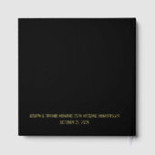 Classic Wedding Jubileum Gastenboek (Achterkant)